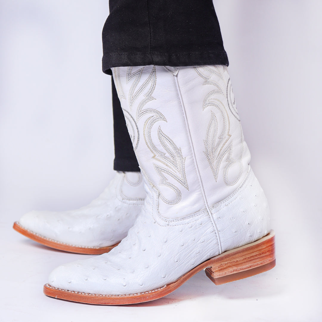Bota Vaquera en Piel de Avestruz