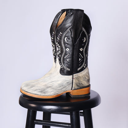 Bota Vaquera de Pelo de Vaca