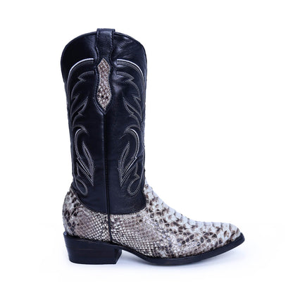 Bota Vaquera en Piel de Pitón Natural