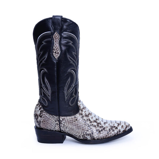 Bota Vaquera en Piel de Pitón Natural