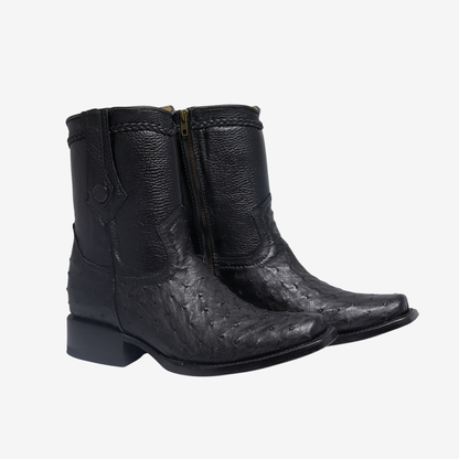 Botín Irlanda en Piel de Avestruz