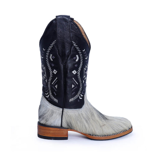 Bota Vaquera de Pelo de Vaca