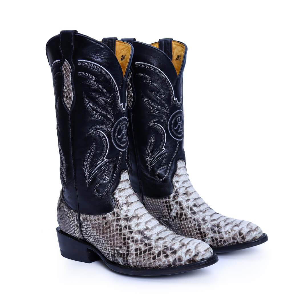 Bota Vaquera en Piel de Pitón Natural