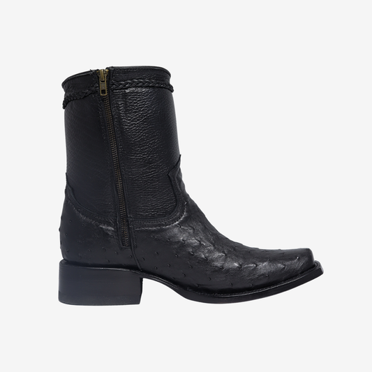 Botín Irlanda en Piel de Avestruz