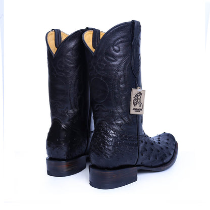 Bota Vaquera en Piel de Avestruz