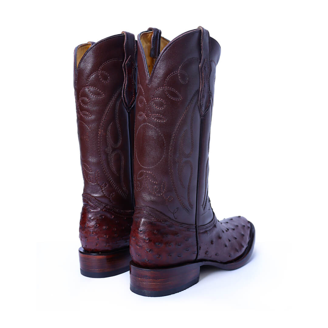 Bota Vaquera en Piel de Avestruz