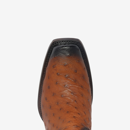 Botín Ámsterdam en Piel de Avestruz