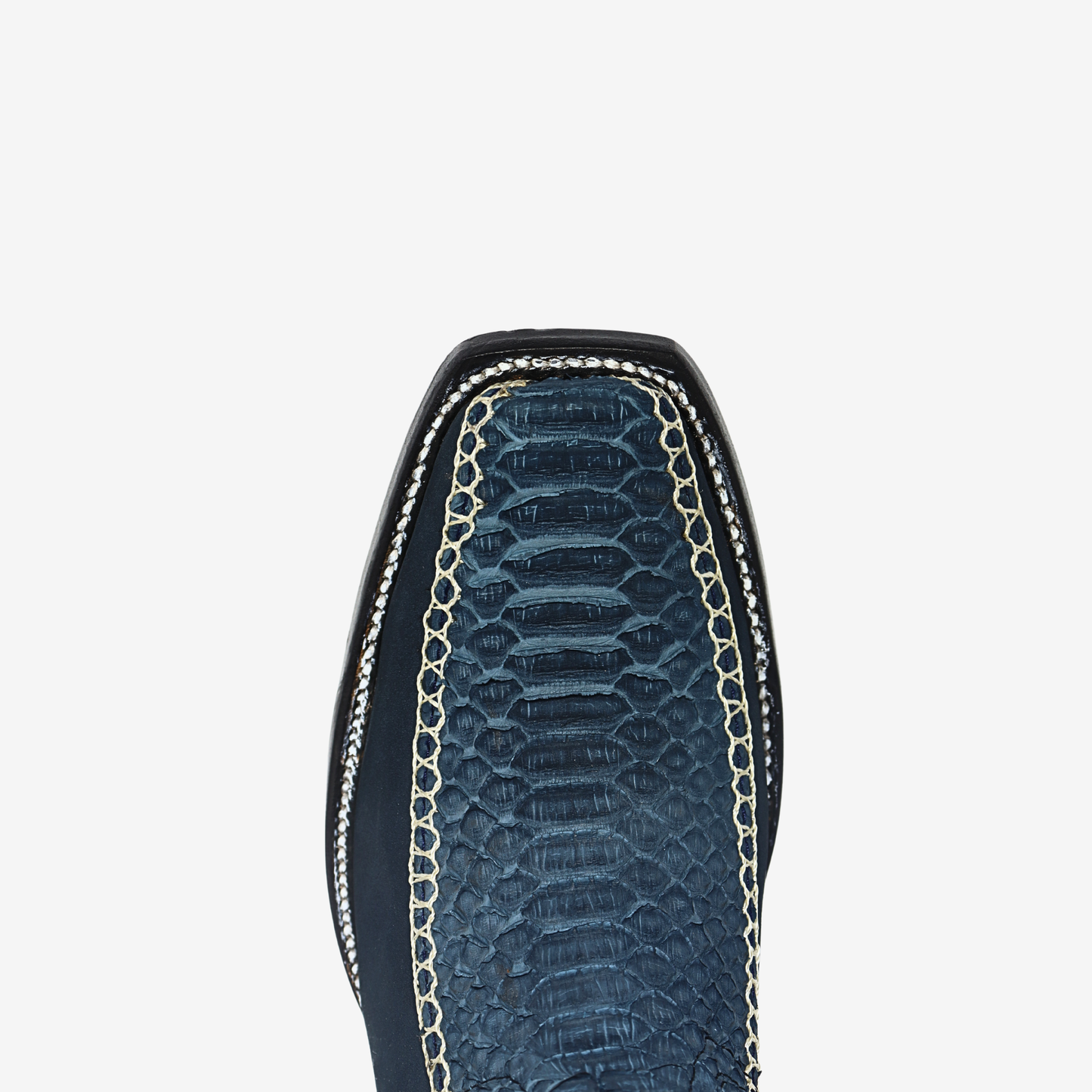 Botín London Floreta en Piel de Pitón