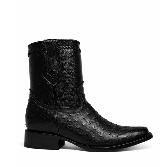 Botín Irlanda en Piel de Avestruz